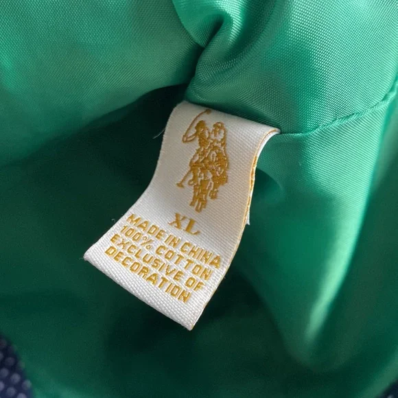 US Polo Association navy white polka dot blazer - Picture 4 of 7